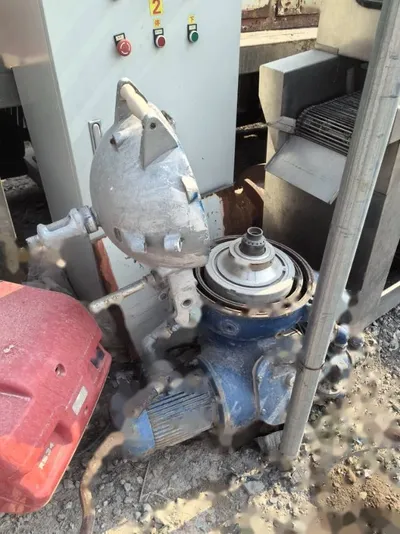 Used Disc Centrifuge — Continuous Disk Stack Separator — SIGMA Process Equipment